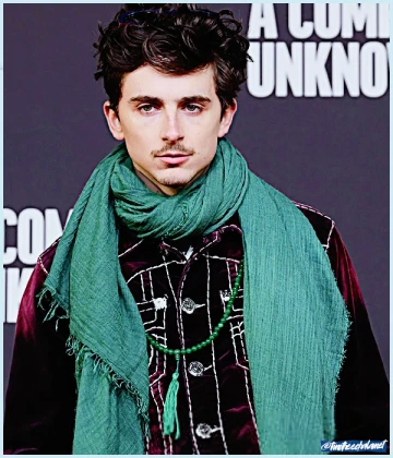 Imagem recente de timotheechalamet