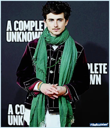 Imagem recente de timotheechalamet