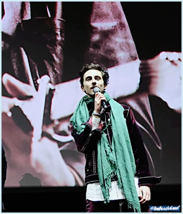 Imagem recente de timotheechalamet