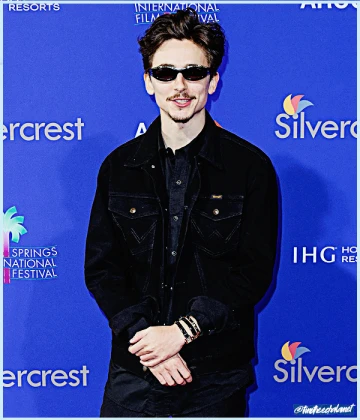 Imagem recente de timotheechalamet